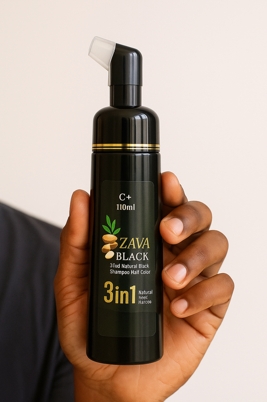 Dites adieu aux cheveux blancs avec ZAVA BLACK 3 en 1 ( PROMO 12MIL AU LIEU DE 20MIL)